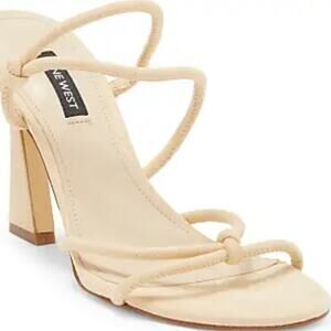 Nine West Kims2 Heels Strappy Faux Suede NEW